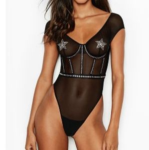 RARE HTF Victoria's Secret Rhinestone Star Teddy